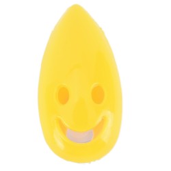 Toothbrush holder, smiling face, yellow color